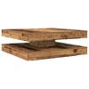 Vidaxl Couchtisch 360 Grad drehbar Altes Holz 90X90X34,5 Cm
