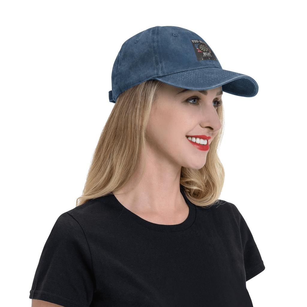 Unisex Baseball Hats Dart Board Arrow Target Denim Fabric Outdoor Baseball Caps Hip Hop Cap Casquette