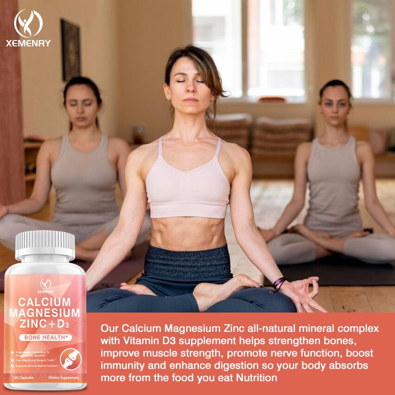 Calcium, Magnesium, Zinc + Vitamin D3 - Boost Immunity