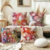 Anime The Quintessential Quintuplets Maple Design Cushion Cover Happy Autumn Harvest Decor Holiday Decorati Pillow Cover