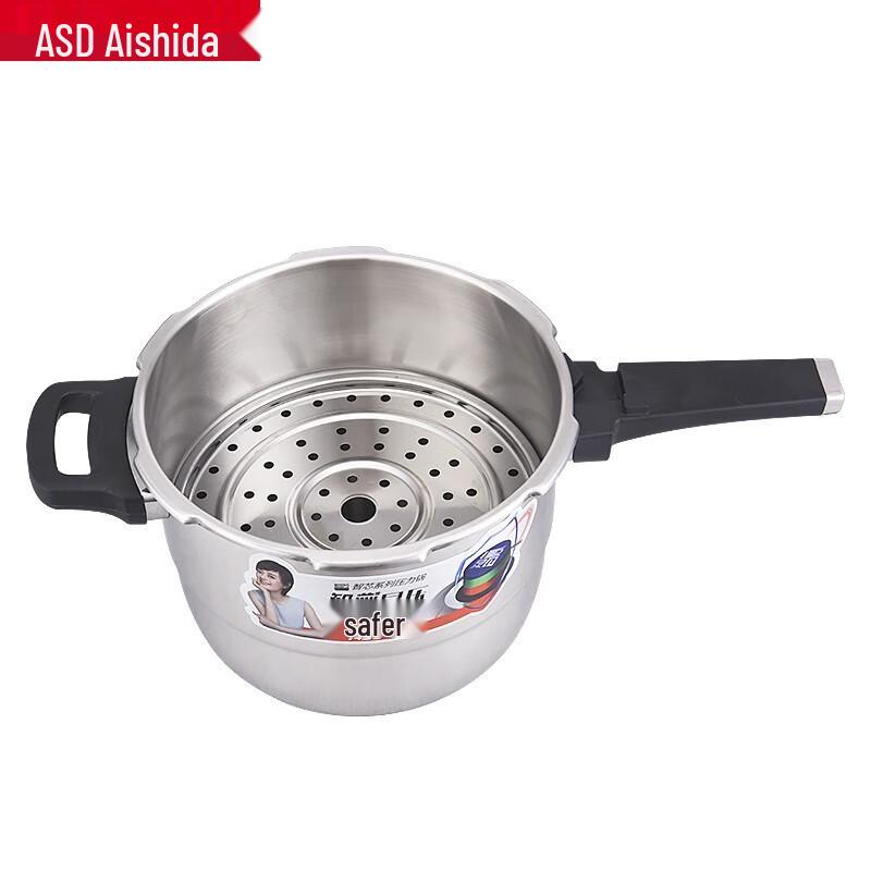 

ASD 304 Stainless Steel 22cm Pressure Cooker (5.5L)