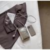 Bolsa Transversal Estilosa para Celular Feminina, Porta-Chaves Mini de Verão 2025 e Bolsa de Ombro Único