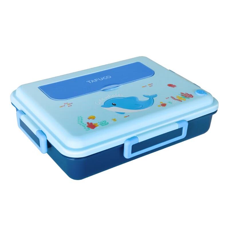 

TAFUCO 1.5L 316L Stainless Steel 5-Compartment Lunch Box with Soup Bowl & Cutlery