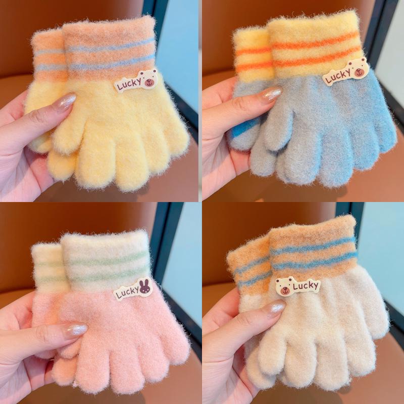 Children's Winter Gloves: Five-Finger Design for Babies - Cute Styles for Girls and Boys
