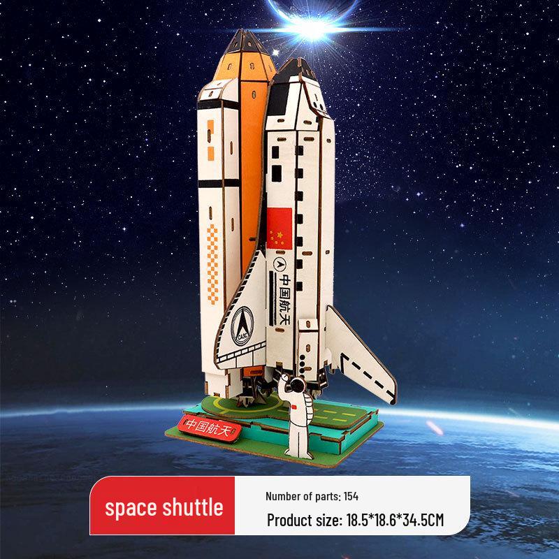 Wooden 3D Military Puzzle Model - Educational DIY Toy for Boys