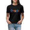Programmer Google Short Sleeve Summer New Fashion T-Shirt Teen Student Half Sleeve Male and Female Couples Trend Tops