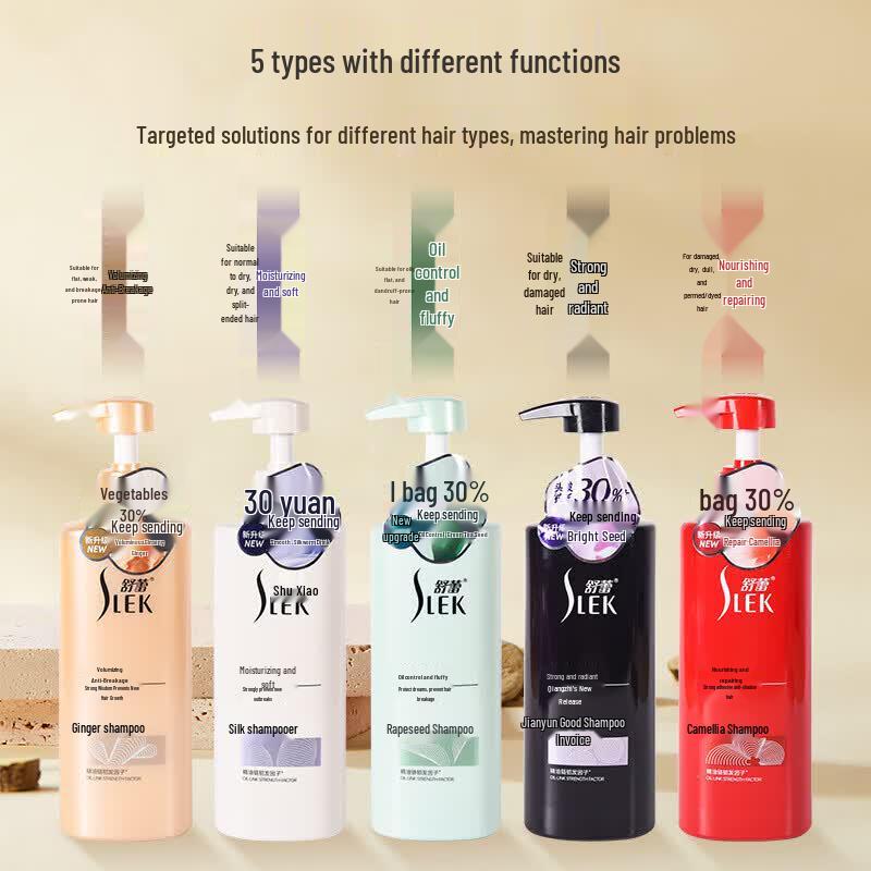 SLEK Moisturizing & Smoothing Anti-Breakage Silk Shampoo