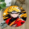 1 Stück NARUTO (4) Runder Teppich mit Aufdruck Stuhl Runder Teppich Geeignet für Schlafzimmer Wohnzimmer Heimdekoration Teppich