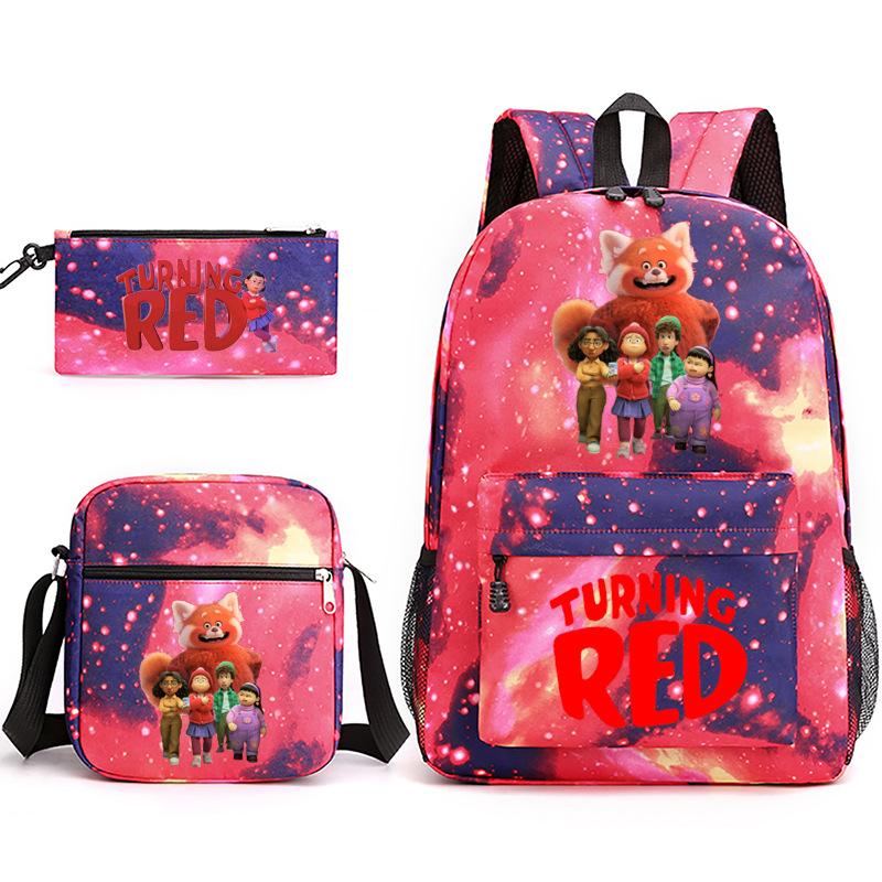 2022 Youth Metamorphosis 3 Sets/piece Laptop Backpack School Teen Girl Student Schoolbag