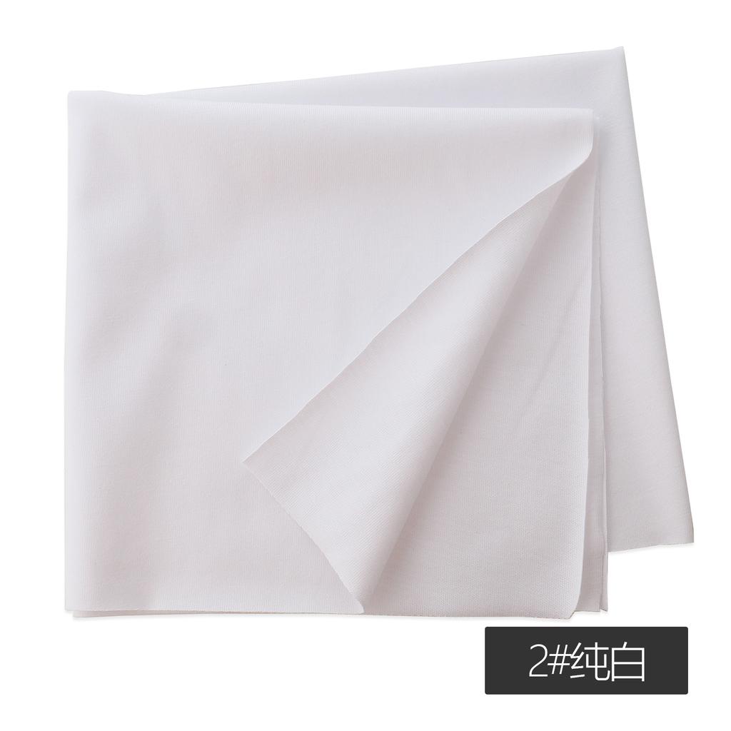 All Cotton Plain Knit Fabric Summer Baby Short Sleeved Thin Jersey Jacket Inner Lining Home Dress DIY Fashionable Sewing Cloth