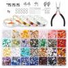 28-Compartment Irregular Crystal Bead Set for DIY Jewelry Crafting