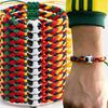 2026 New Football Colored Woven Bracelets Athlete Commemorative Bracelets Celebratory Small Gift