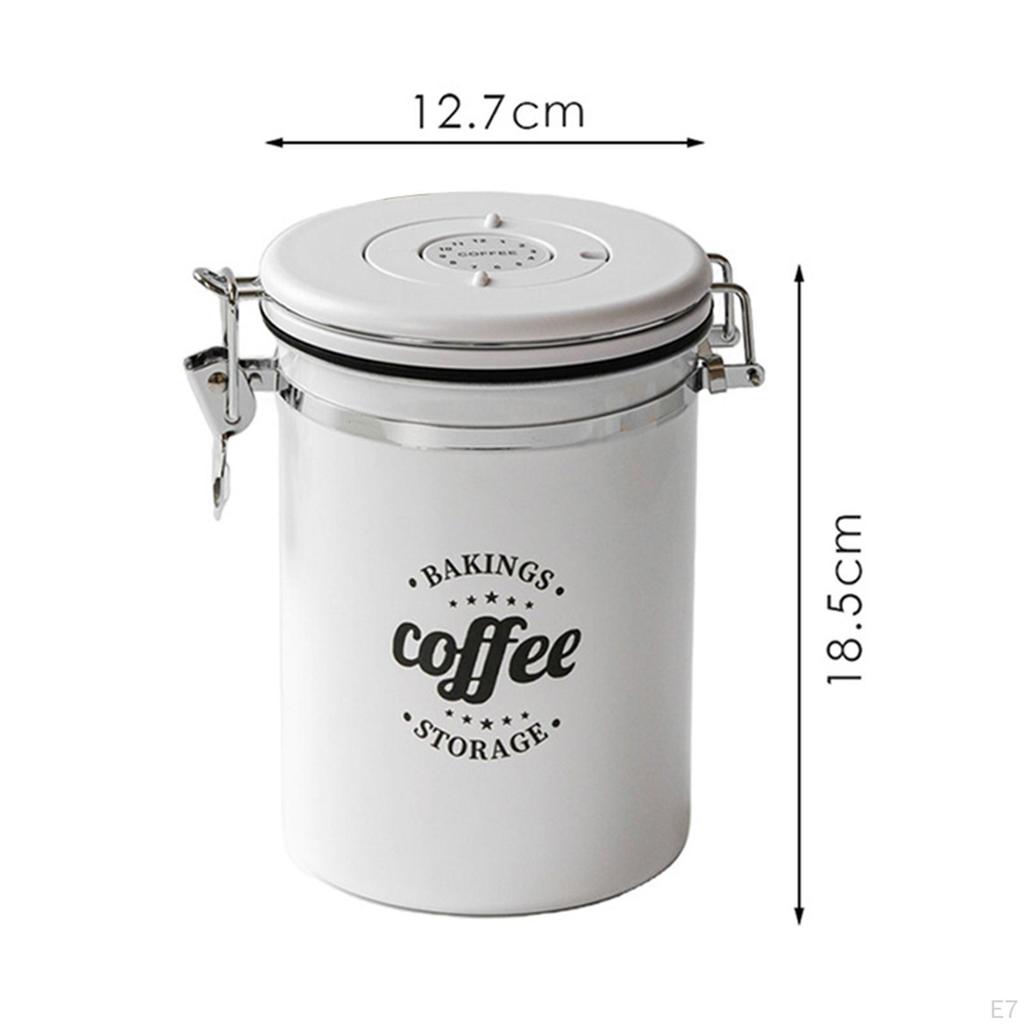 Coffee Beans Airtight Container Coffe Rage Jar Easy To Use Organizer Multifunctional