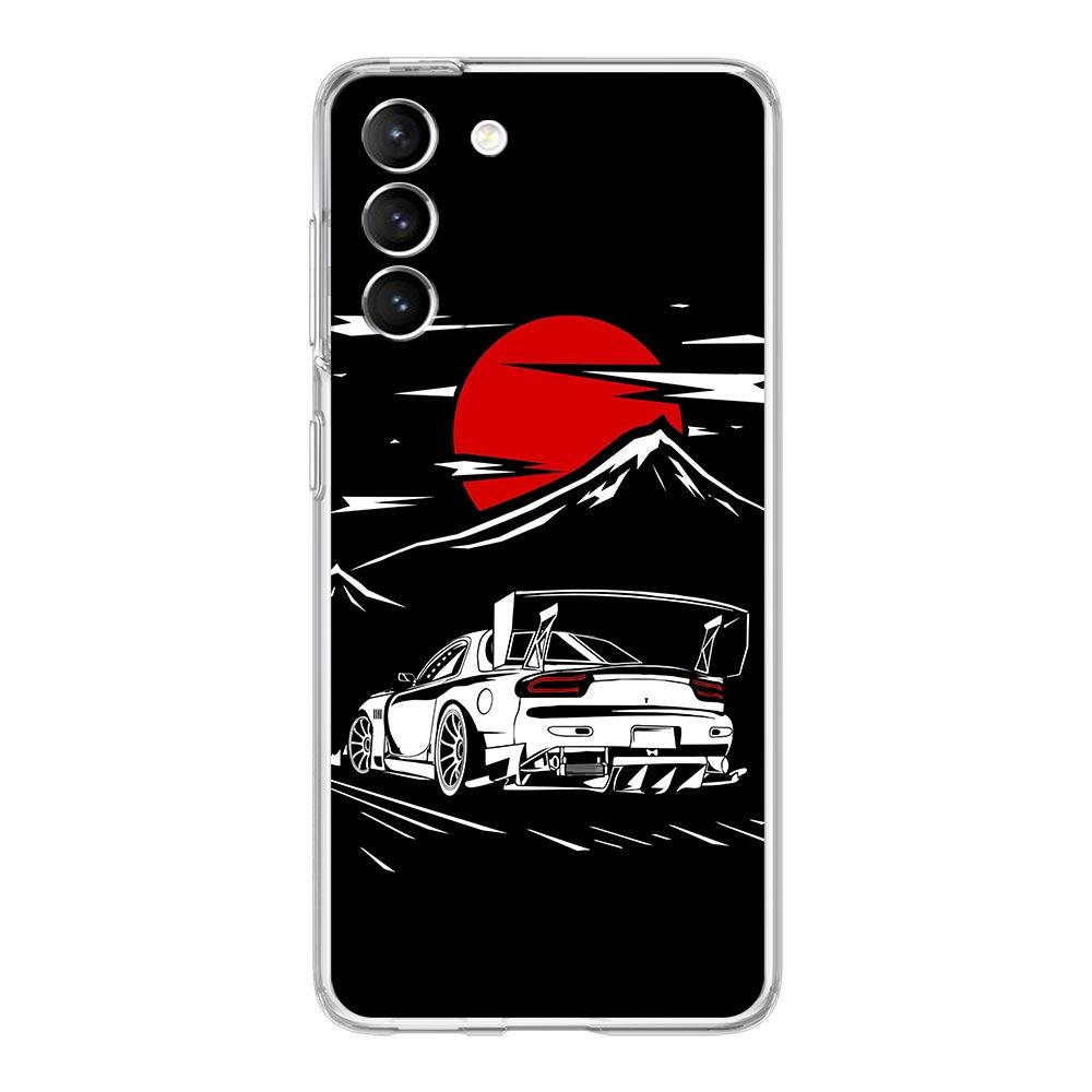 Japan JDM Sportwagen Männliche Männer Handyhülle für Samsung Galaxy S22 5G S20 Ultra S21 FE 5G S10E S9 S8 S10 Plus Note 10 Klare Abdeckung