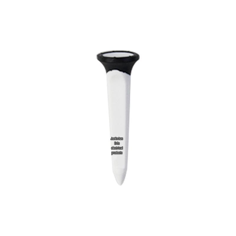 Durable Two-Color Square Golf Tee: ABS Plastic & Soft Rubber Cup Design