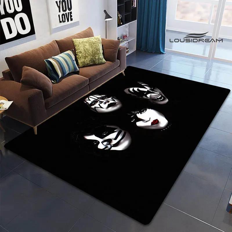 Kussband-Druckteppich, Kinderspielzimmerteppich, Wohnzimmer, Schlafzimmer, rutschfester Teppich, Fotografie-Requisiten, Geburtstagsgeschenk