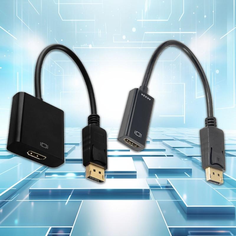 DisplayPort to HDTV Converter Cable Suitable for Plug and Play Video Connectivitys in Home Office Environment