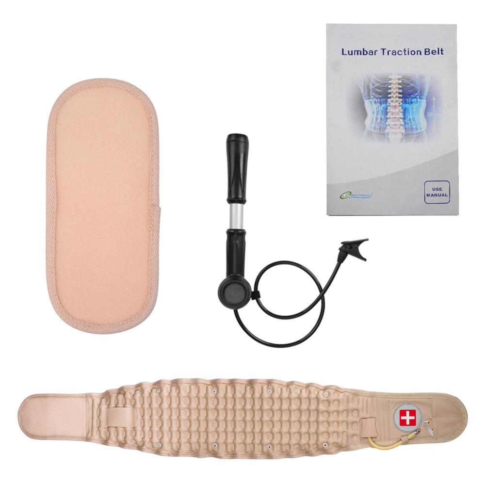 Back Decompression Waist Support Belt Waist Air Traction Support Spine Relief Belt Release Massager