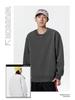 Men's 2024 Winter Thick Lambswool Hoodie - Round Neck, Solid Color, Long Sleeve, Velvet-Enhanced Warm Fleece.