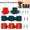 Battery Holder Tool Holder For Makita/Milwaukee/Bosch 10.8V12V Batteries and Tool Wall-Mounted Bracket With Screws Fixed Bracket