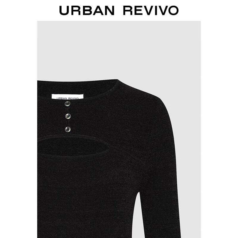 UR Women's Trendy Cut-out Slim-Fit Knit Pullover