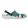 Unisex Colorful EVA Clogs Printed Lightweight Breathable Slip On Garden Shoes Beach Pool Bathroom Home Slippers Shower Use