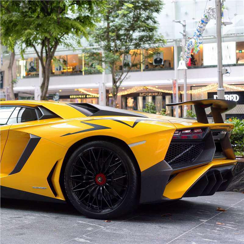 Lamborghini Aventador IP750 SV Lightning Logo Car Decal Sticker