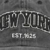Embroidery Letter New York Baseball Caps For Women Men Retro Washed Cotton Snapback Hats Sun Visors Hip Pop Dad Hat Casquette