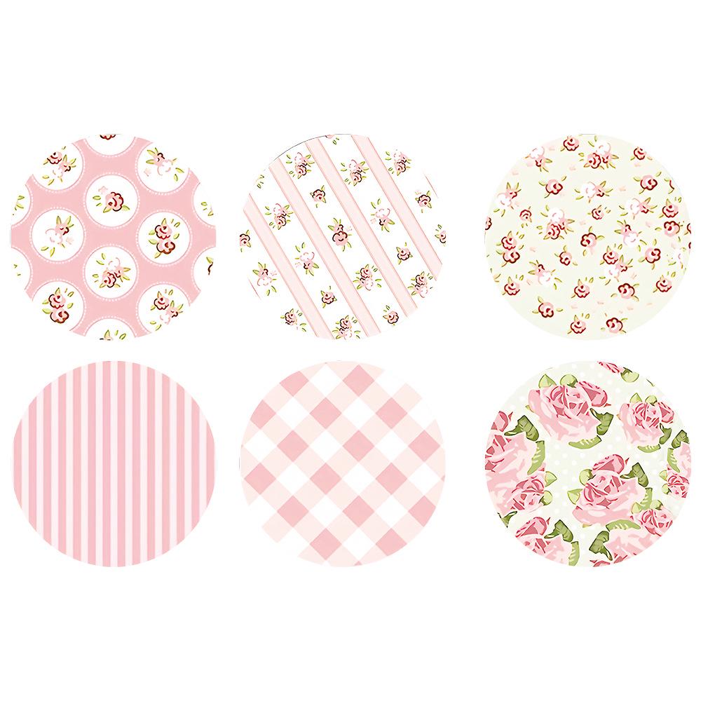 Sottobicchieri Rotondi a Fiore per Picnic di Primavera, Stoviglie e Piatti di Carta alla Frutta per Festa di Compleanno dei Bambini