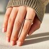 S925 Sterling Silver Rhinestone Wave Ring: European & American Style Luxury Index Finger Ring for Women