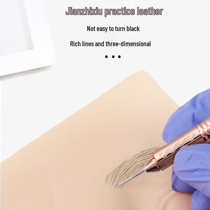 Realistic Silicone Practice Skin for Semi-Permanent Makeup: Eyebrows, Eyes, Lips Tattoo Training for Beginners