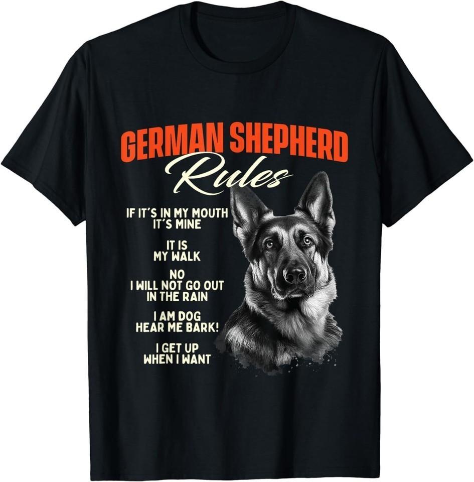 German Shepherd Rules - Dog Lover Animal Unisex Shirt S-5XL O1024