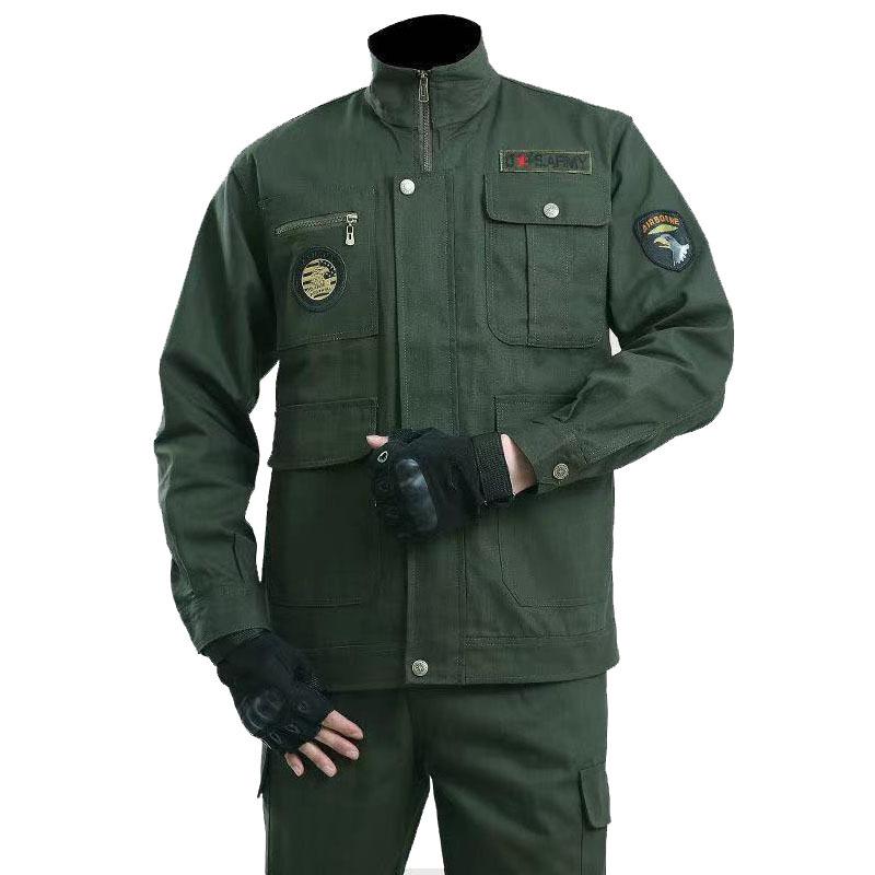 Thickened Wear-Resistant Workwear Set: Spring/Autumn Anti-Scald Protection Suit for Men, Ideal for Workshop, Construction, Auto Repair, Welding.