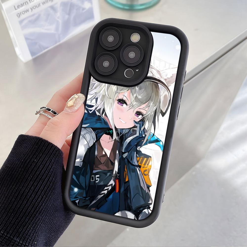 Arknights Grani Thicken TPU Mobile Phone Case for iPhone 17 16 15 14 13 12 11 Air Pro Max Plus Colorful Cover