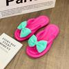 EVA Thick Sole Flip-Flops with Cute Bow - Girls' Height-Increasing Summer Beach Sandals
