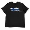 Sisu Finnish Flag Distressed T-Shirt Man Clothes Blue Lock Street Wear Men Workout Shirt