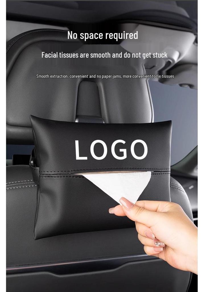 Compatible Tissue Box for Li Auto L6/L7/L8/L9 - Car Storage Accessory