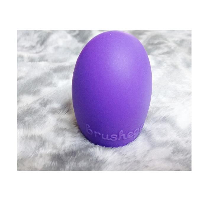Nettoyant pinceaux - Brushegg - Bleu Violet - 100% Silicone - Envoi rapide - Neuf sous blister