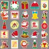 50 Christmas Cartoon Doodle Festival Guka Scooter Laptop Suitcase Decoration Waterproof Stickers