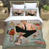 3D Print Fashion Anime Chainsaw Man Bedding Set Boys Girls Twin Queen King Size Duvet Cover Pillowcase Bed Boys Adult Bedroom