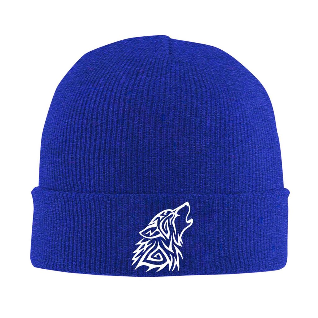 Wolf Dog Tribal Knitted Hats Winter Thick Caps Unisex Women Warmer Bonnet Hat Outdoor Leisure Hat Warm Soft Caps