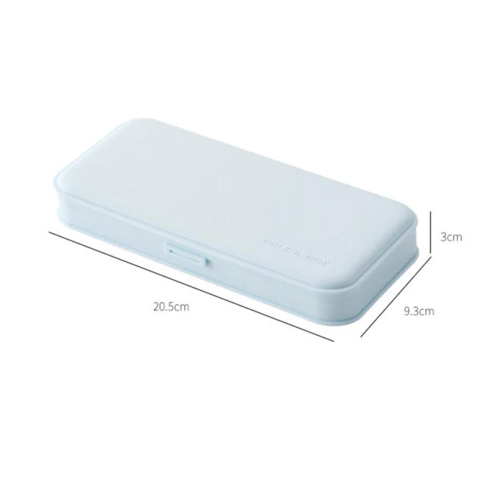 STONEGO Multifunction Rectangle Pencil Case Creative Plastic Pen Box Makeup Organizer School Supplies