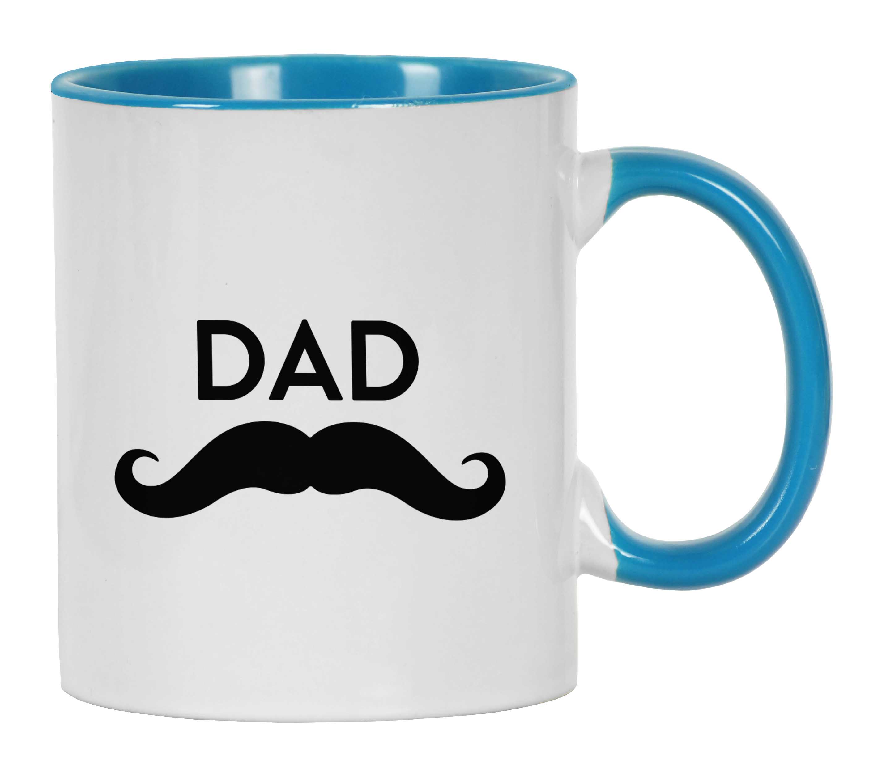 

Керамічна чашка для кави Inkdotpot Dad 11oz. Новинка, подарунок для тата, подарунок на день батька 11oz небо синє кольору