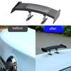 Adjustable Solar LED Rear Spoiler Wing Racing Flashing Lamp Air Deflector Decor