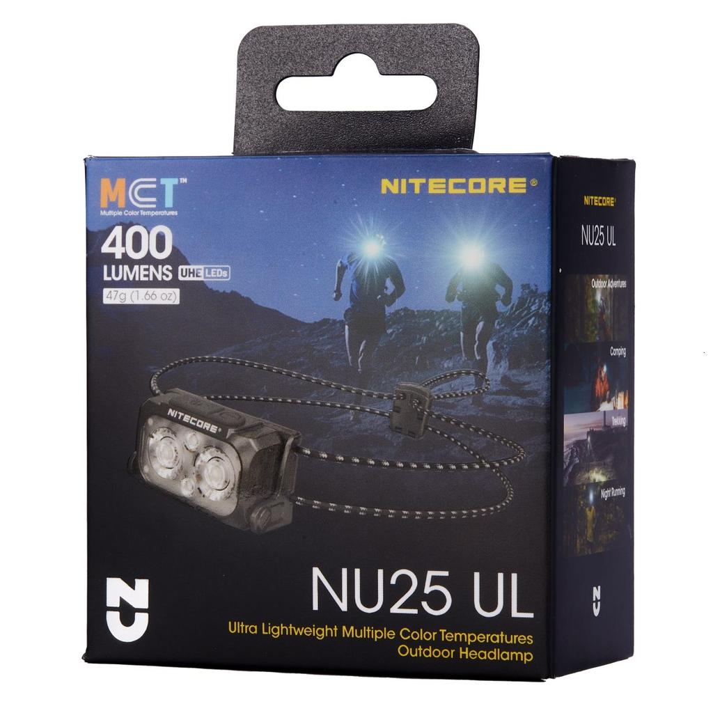 Latarka Czołowa Nitecore NU25 MCT UL 400 Lm USB-C IP66