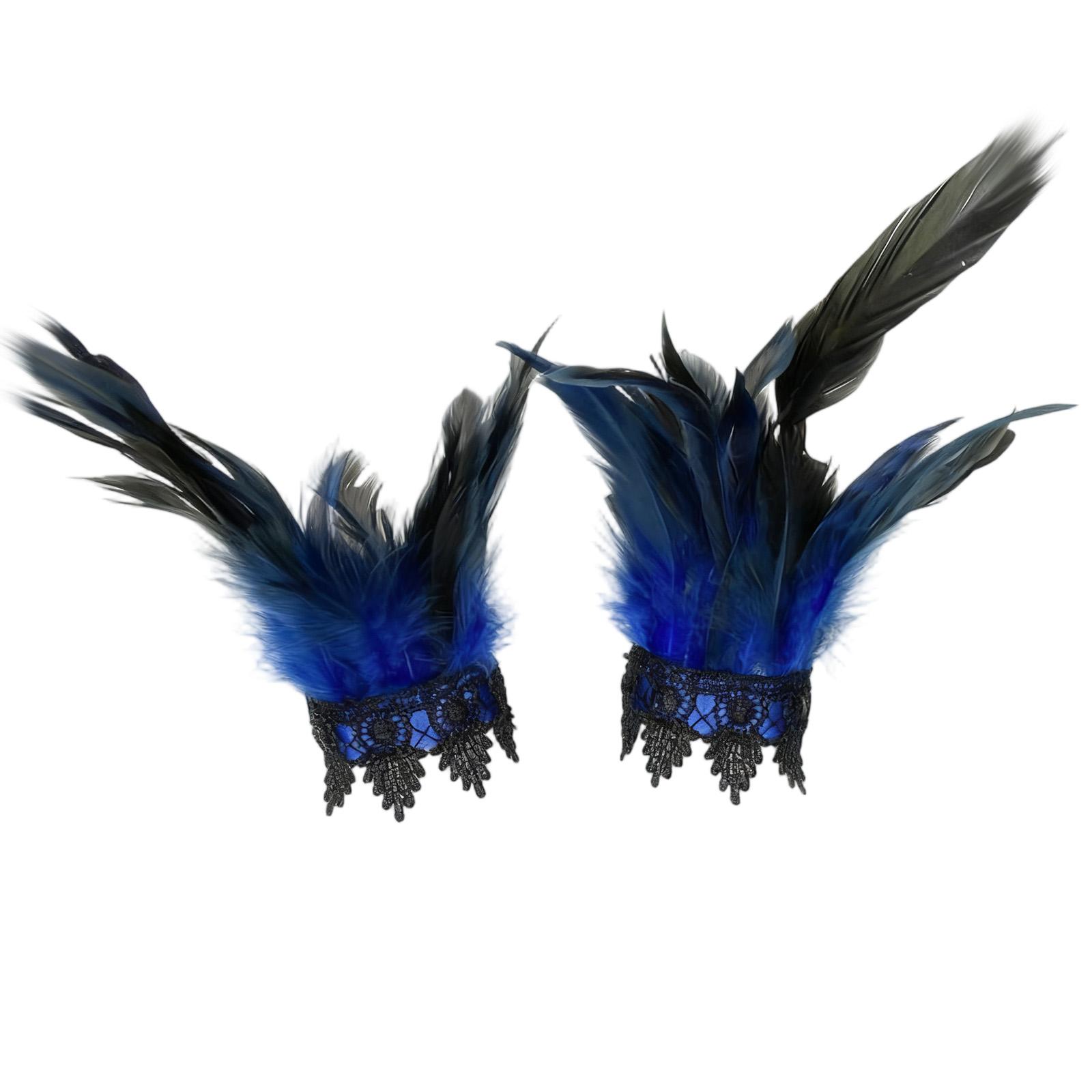

Women s Feather Wristbands, Colorful Feather Armbands, Costume Accessories For Carnival, Parties, And Stage Performances One Size