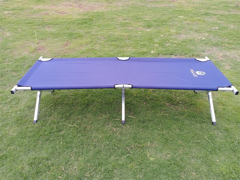 Aluminum Alloy Folding Outdoor Bed for Lunch Breaks and Military Use