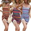 Women's Fashion Summer Spring Sleeveless U-Neck Casual Dresses