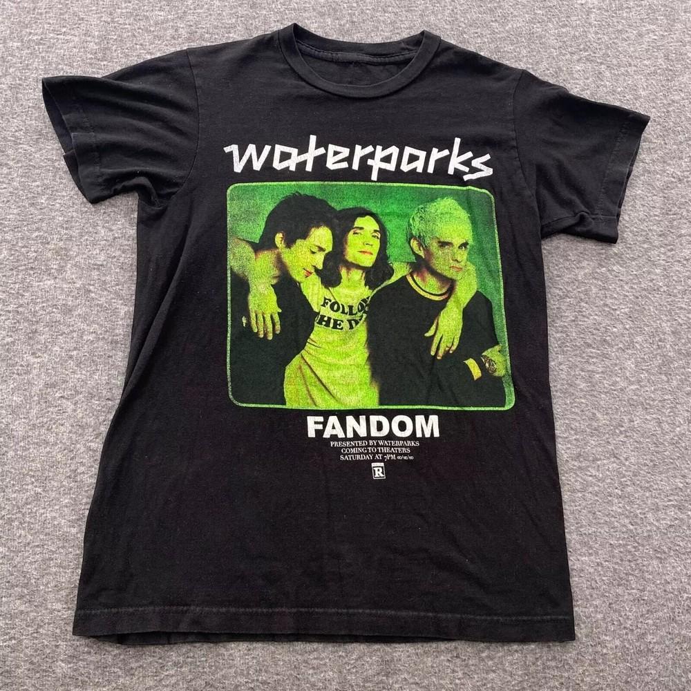

Редкая футболка Rare Waterparks Мужская Черная Все Размеры Унисекс XL