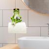 Toilet Paper Holder, Space Saving, Made of Compact Resin, Ideal for Hotels, Restrooms, Or Bathrooms.